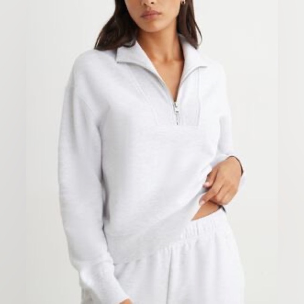 Fleece Quarter Zip and Jogger Sweat set